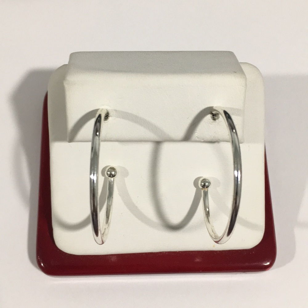 Sterling Silver Women's Hoop Earrings